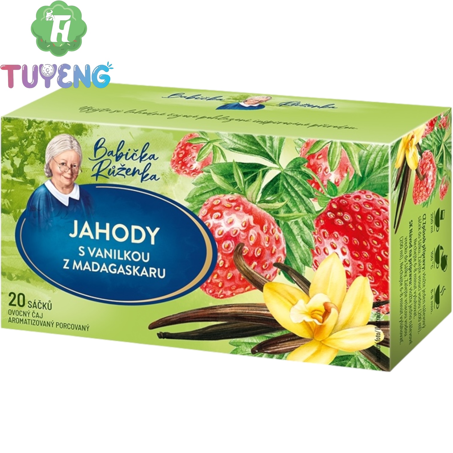 BABIČKA Růženka Jahody S Vanilkou Z Madagaskaru 2 g