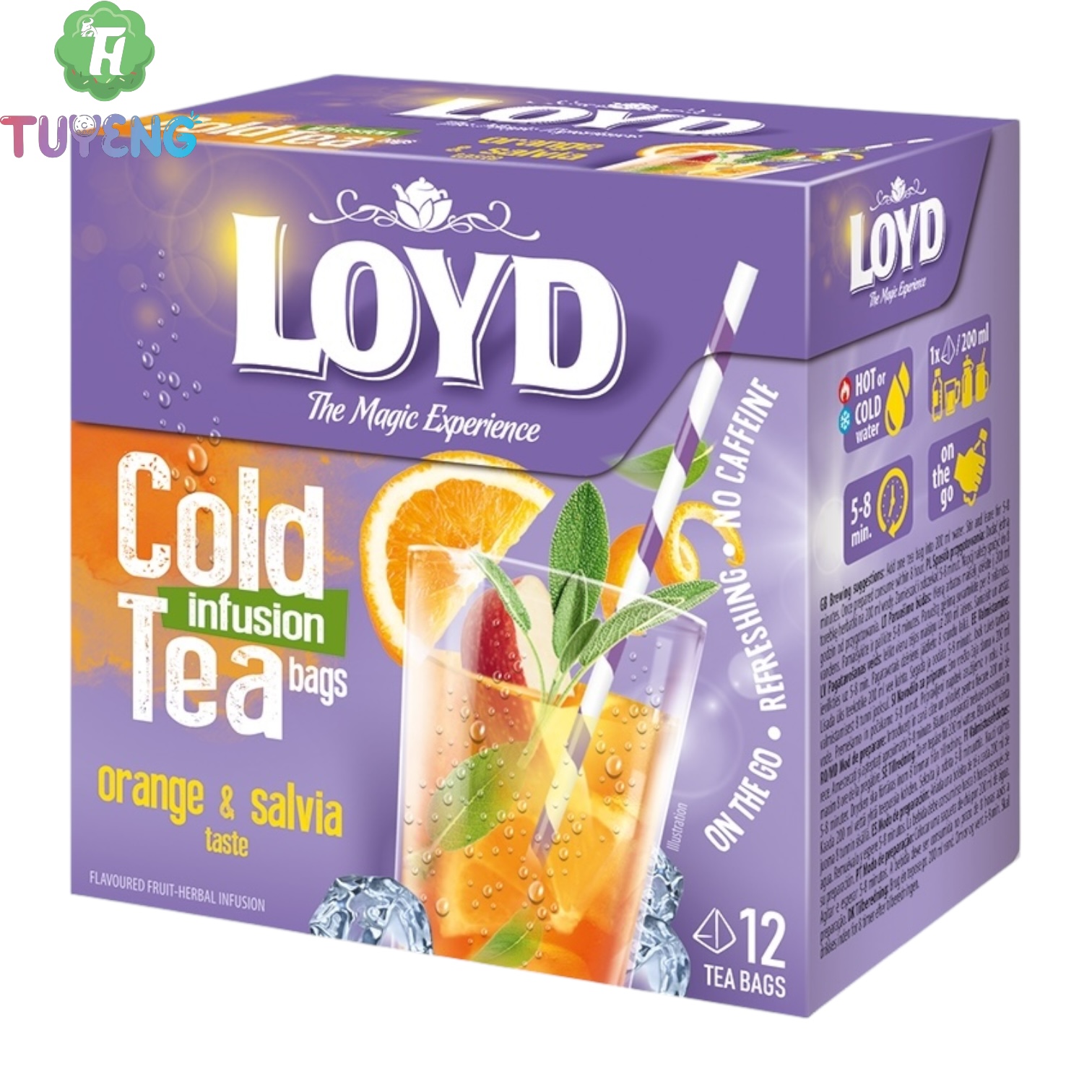LOYD Cold Tea Orange& Salvia 12×2,5 g