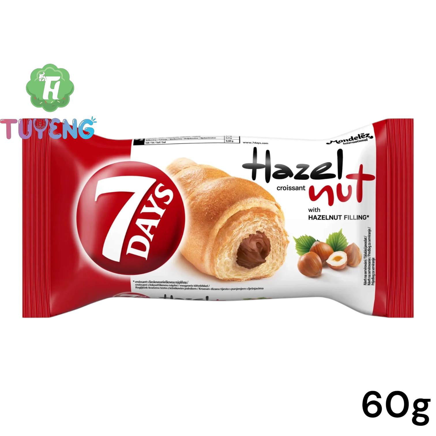 7DAYS Croissant With Hazelnut 60 g