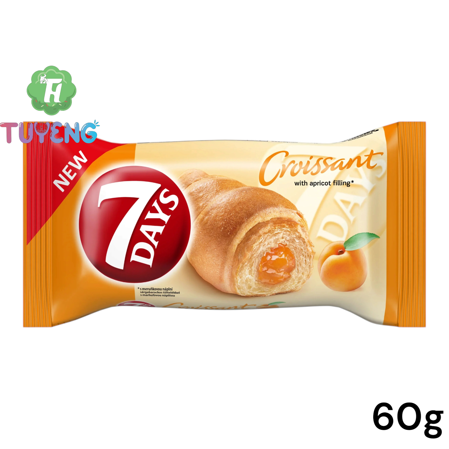 7DAYS Croissant With Apricot 60 g
