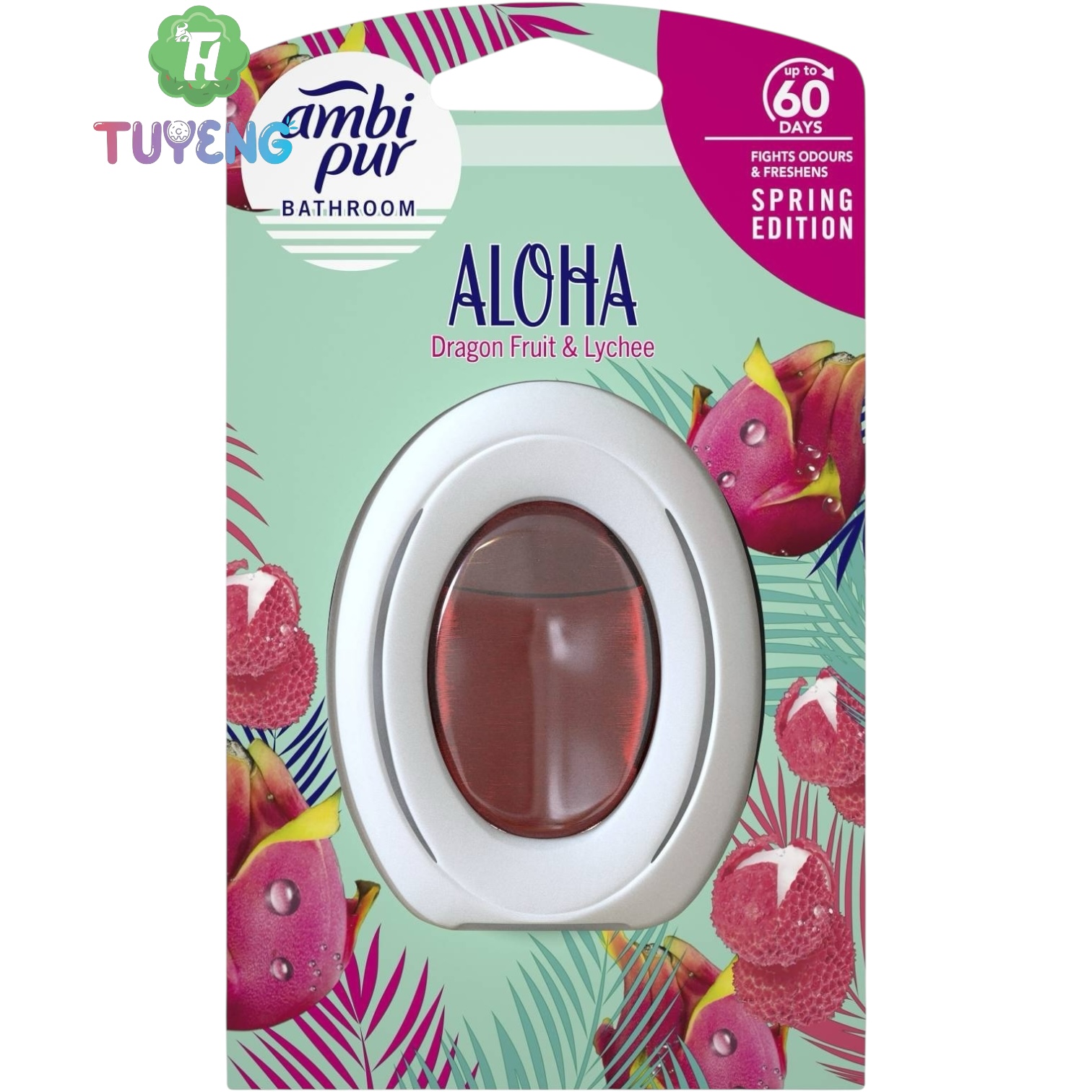AMBI PUR Bathroom Aloha Dragon Fruit& Lychee 8×8 ml