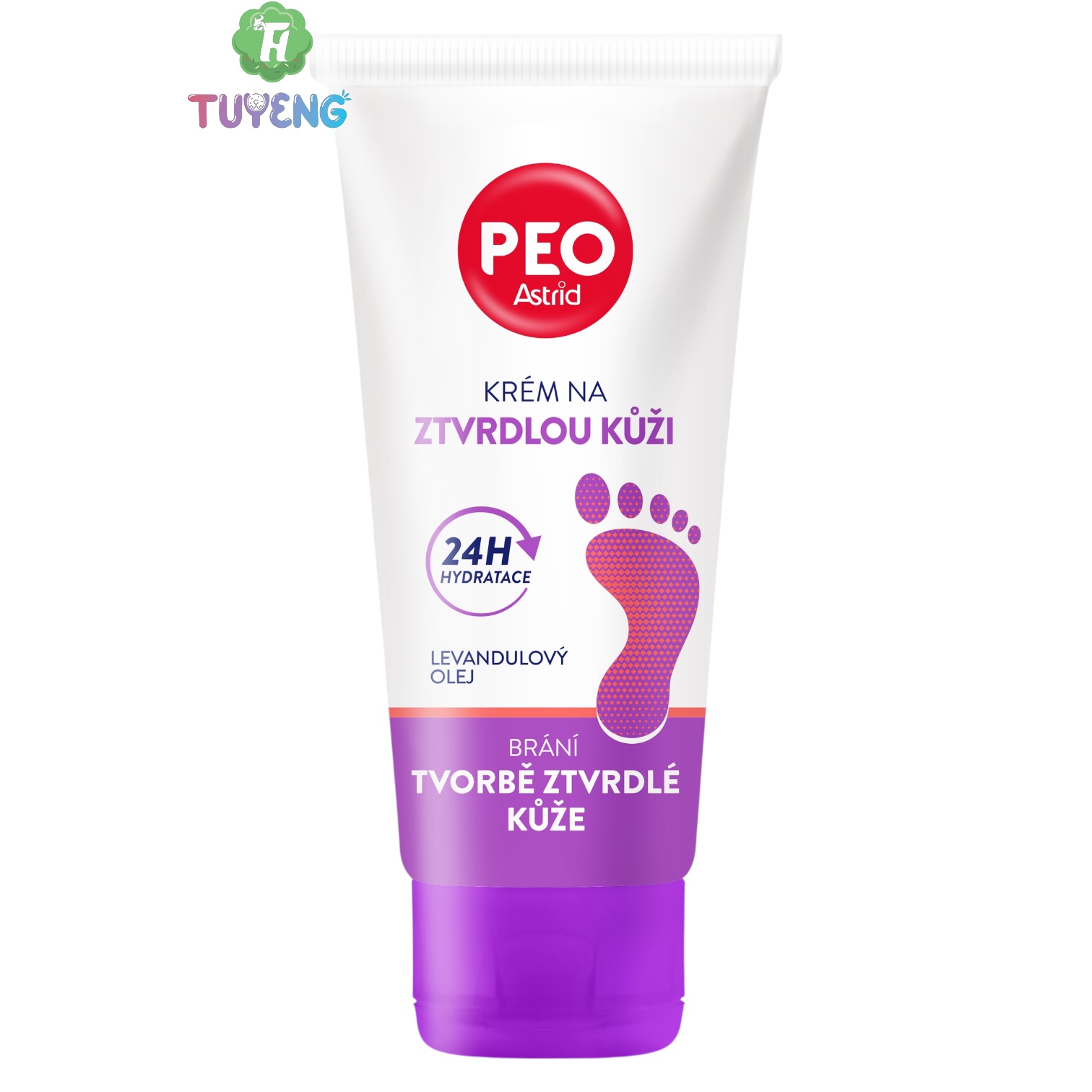 PEO Astrid Krém Na Ztvrdlou Kůži Levandulový Olej 100 ml