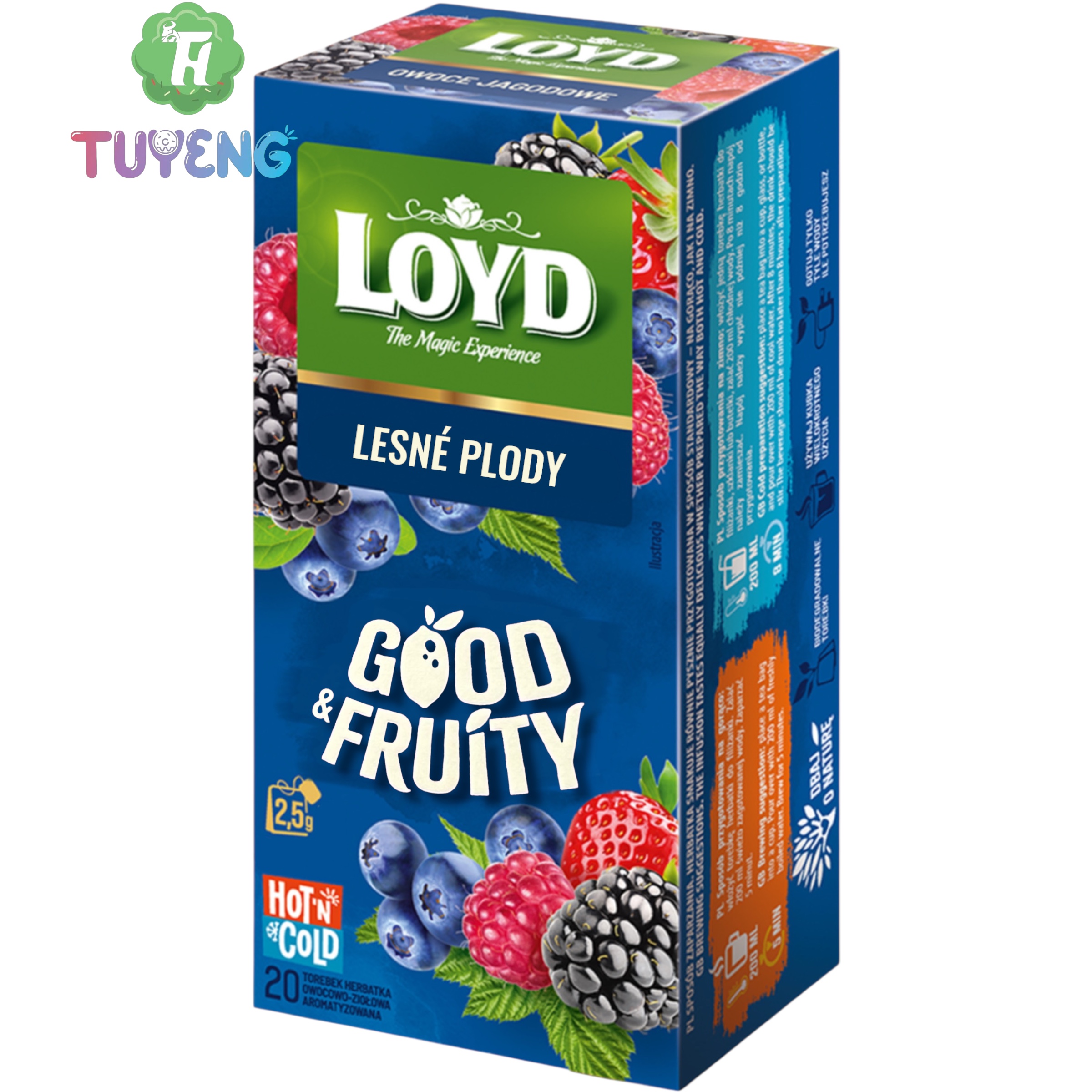 LOYD Good&Fruity Čaj Lesné Plody 20×2,5 g