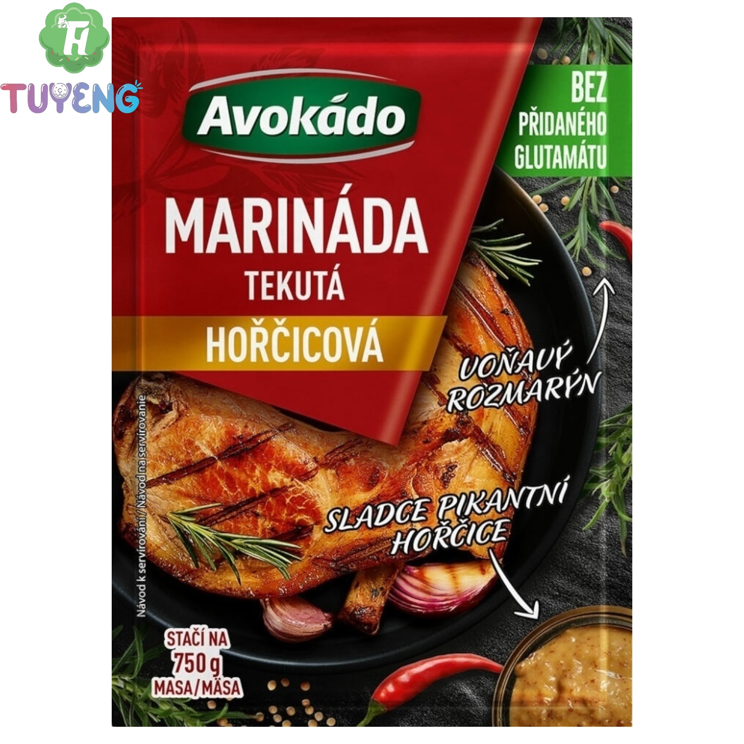 AVOKÁDO Marináda Tekutá Hořčicová 80 ml