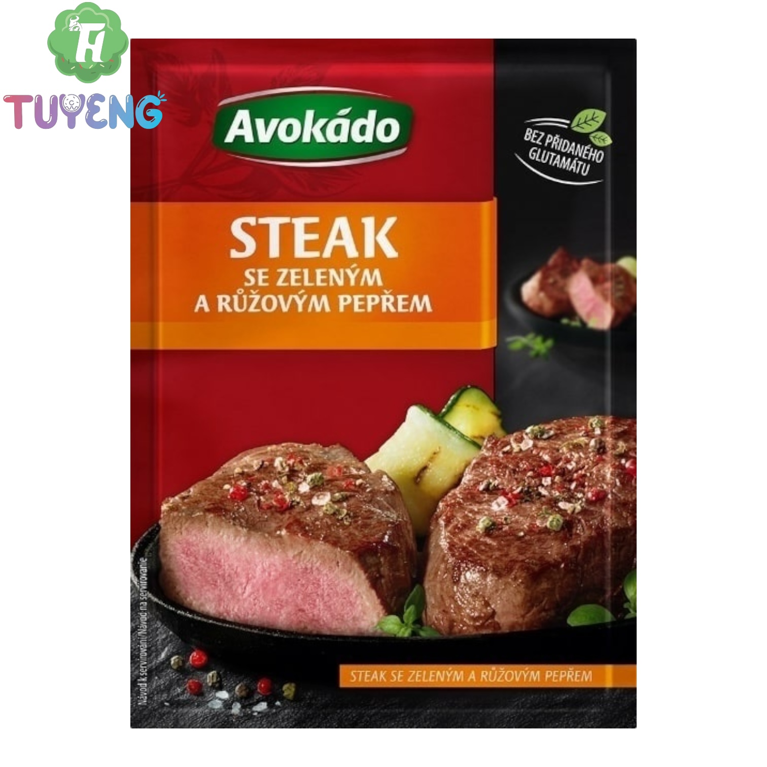 AVOKÁDO Steak Se Zeleným A Růžovým Pepřem 20 g