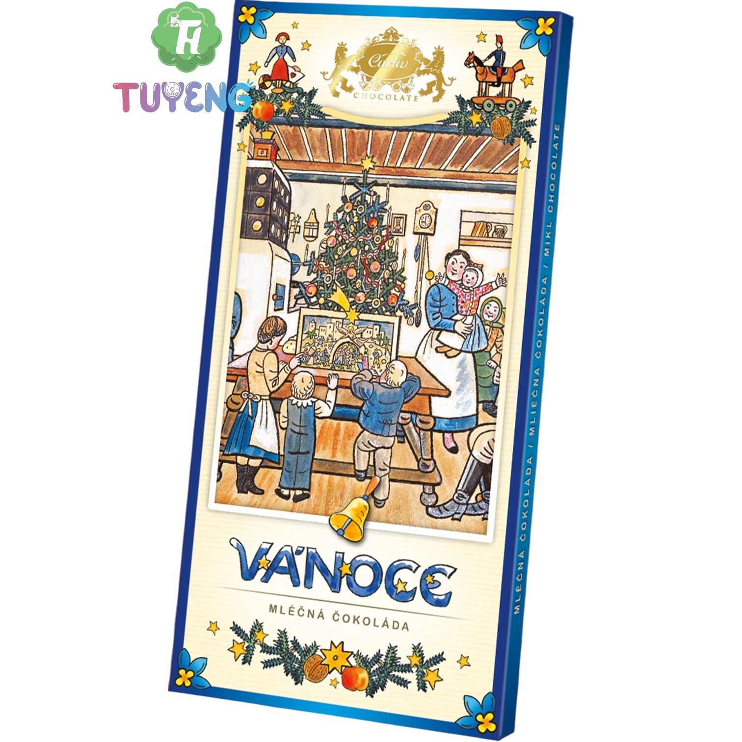 CARLA Vánoce Milk Chocolate 80 g
