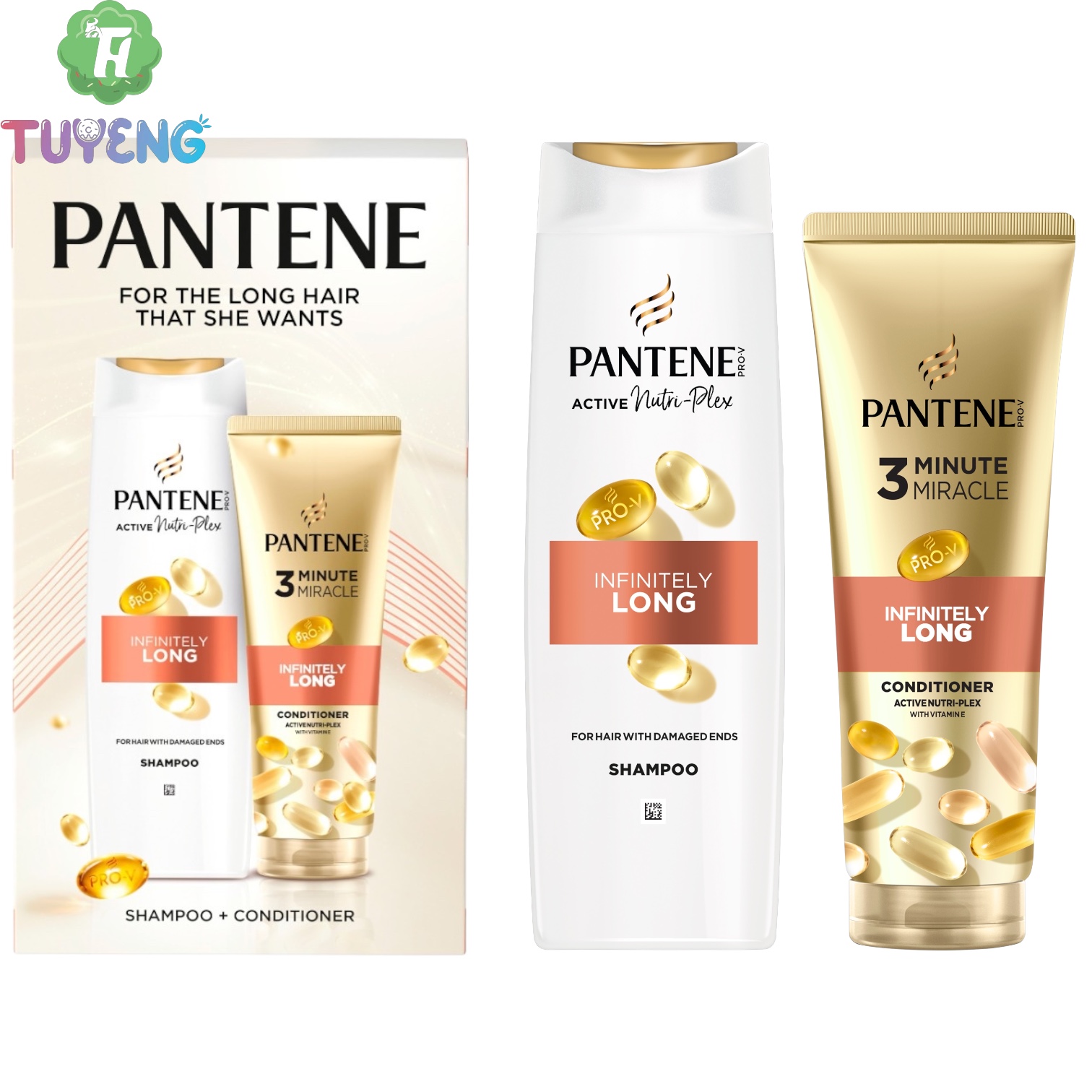 VK Pantene Infinitely Long Sampon+Balzam 400+220 ml
