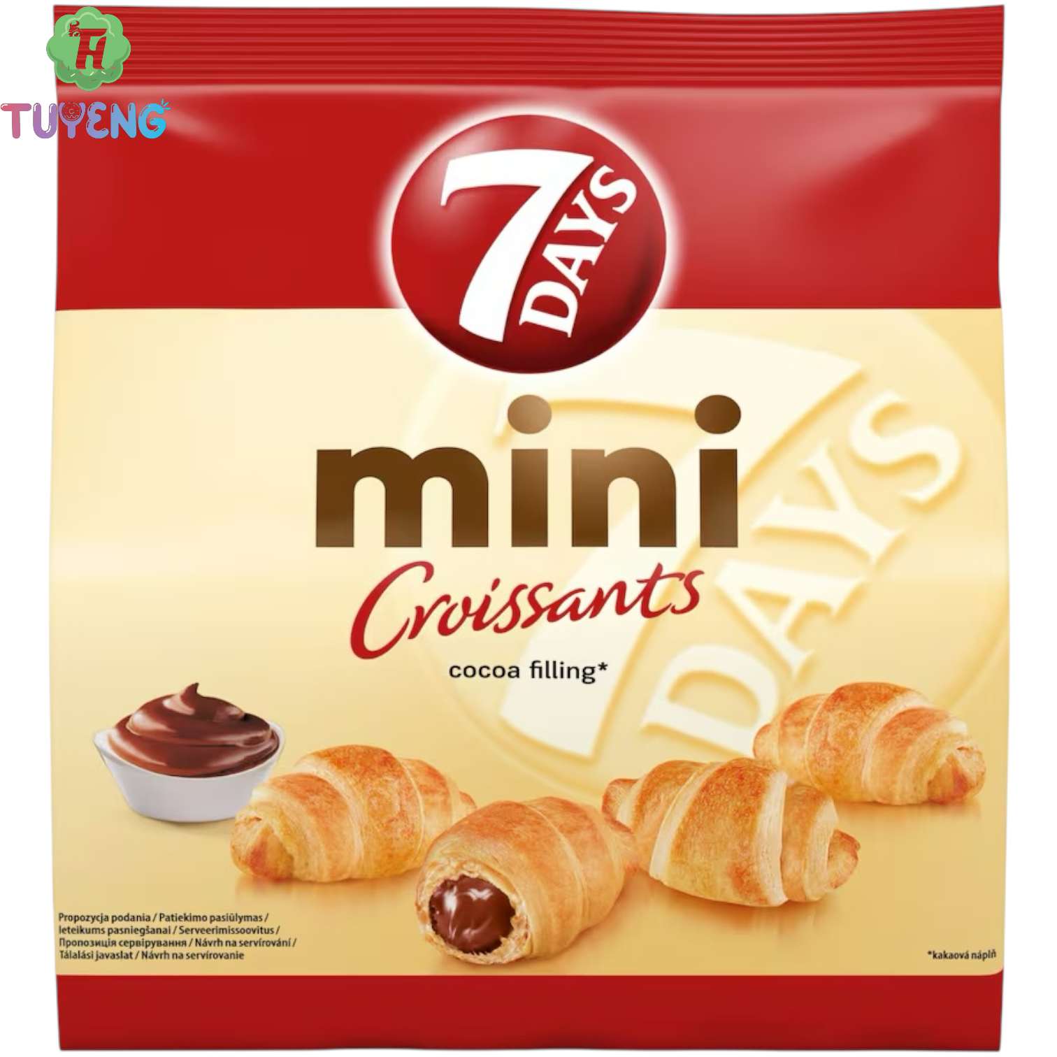 7DAYS Mini Croissants Cocoa Filling 185 g
