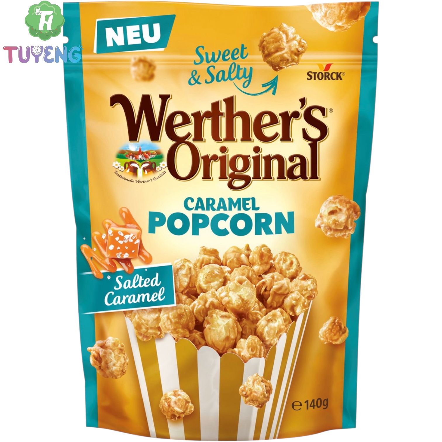 Werther’s Original Caramel Popcorn Salted Caramel 140 g
