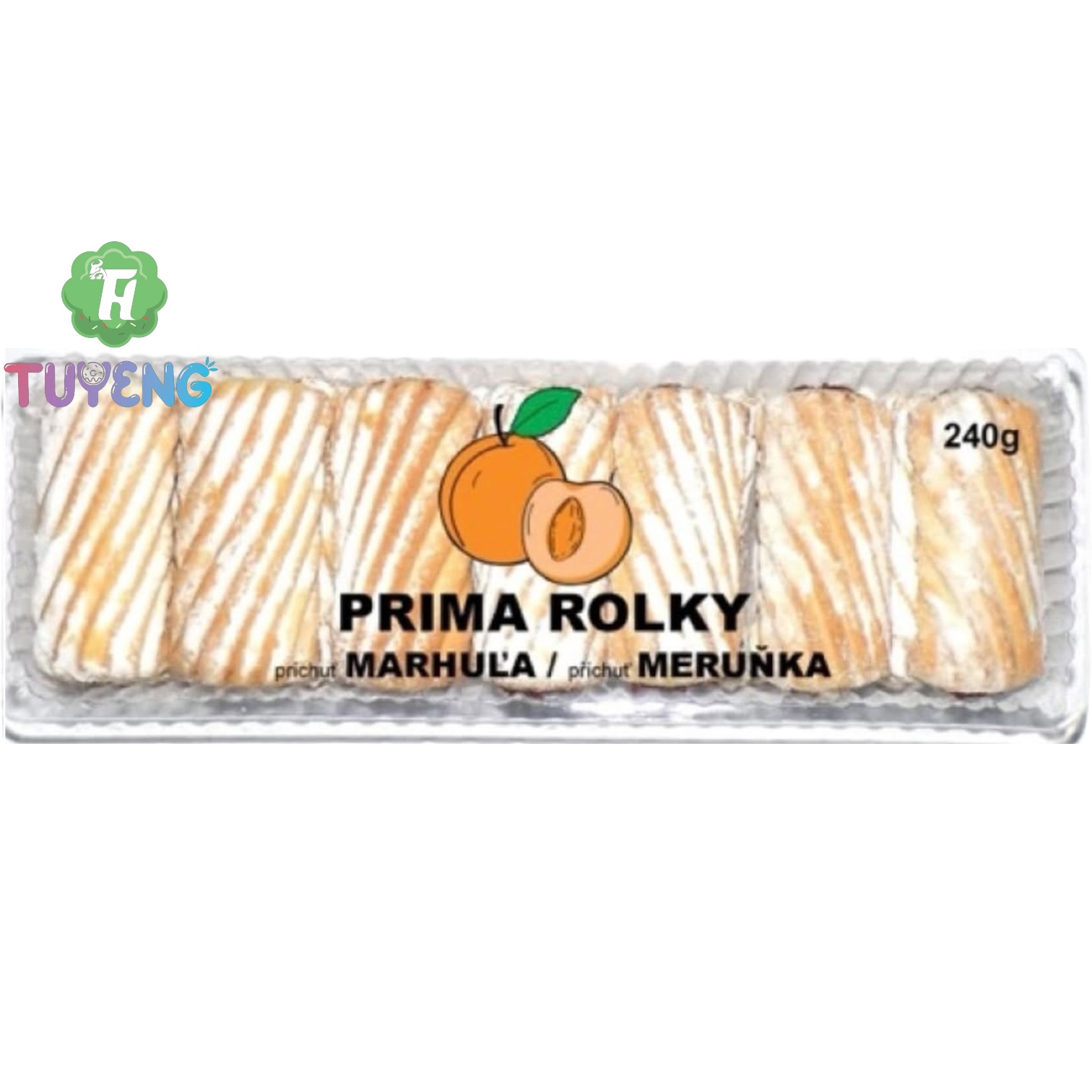 Prima Rolky Meruňka 240 g