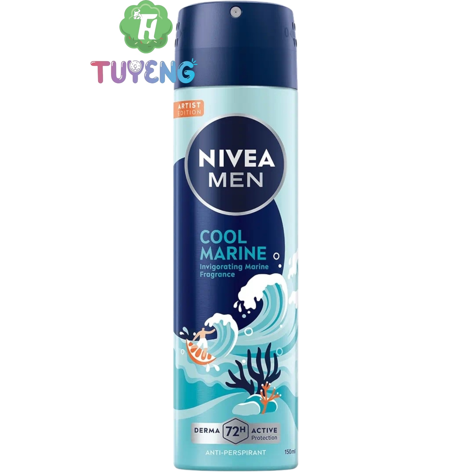 NIVEA Men 72h Cool Marine 150 ml