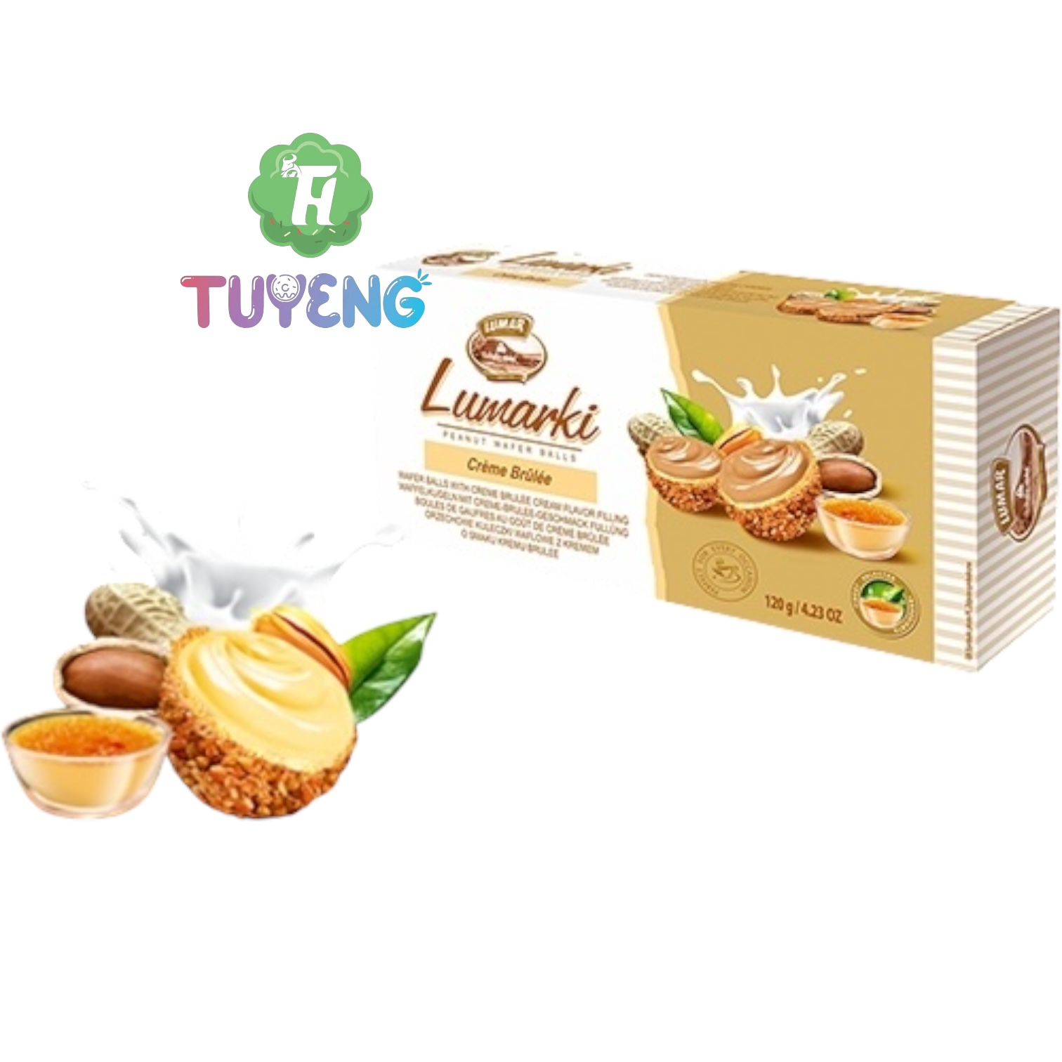 LUMAR Lumarki Peanut Wafer Balls 18x120g - TuyenG