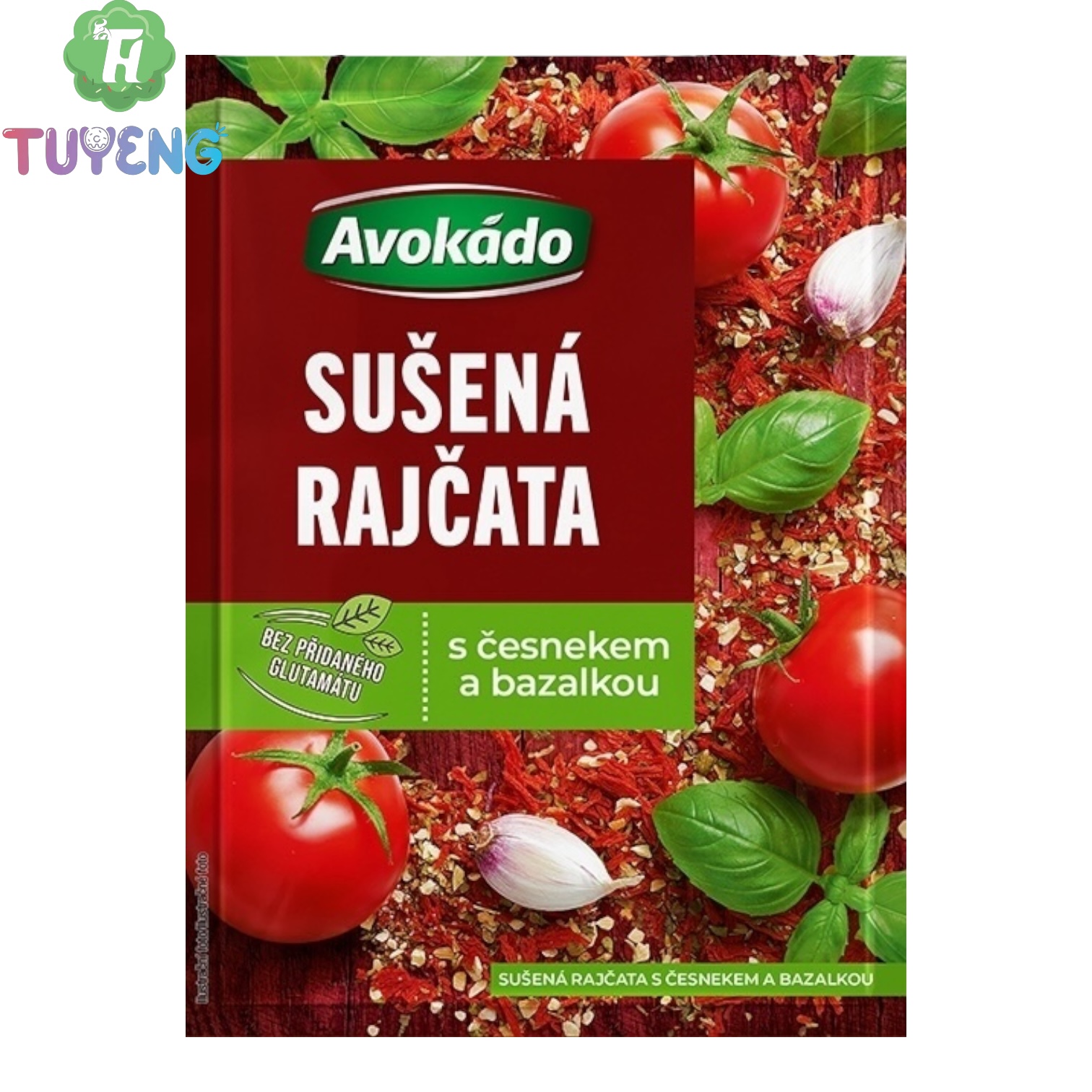 AVOKÁDO Sušená Rajčata S Česnekem A Bazalkou 15 g