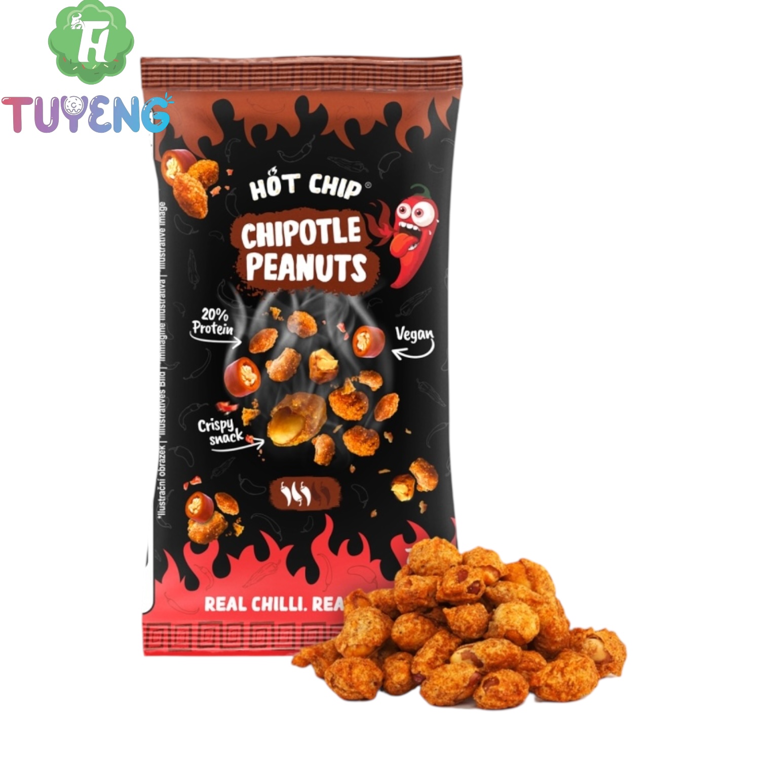 HOT Chip Peanuts Chipotle 70 g