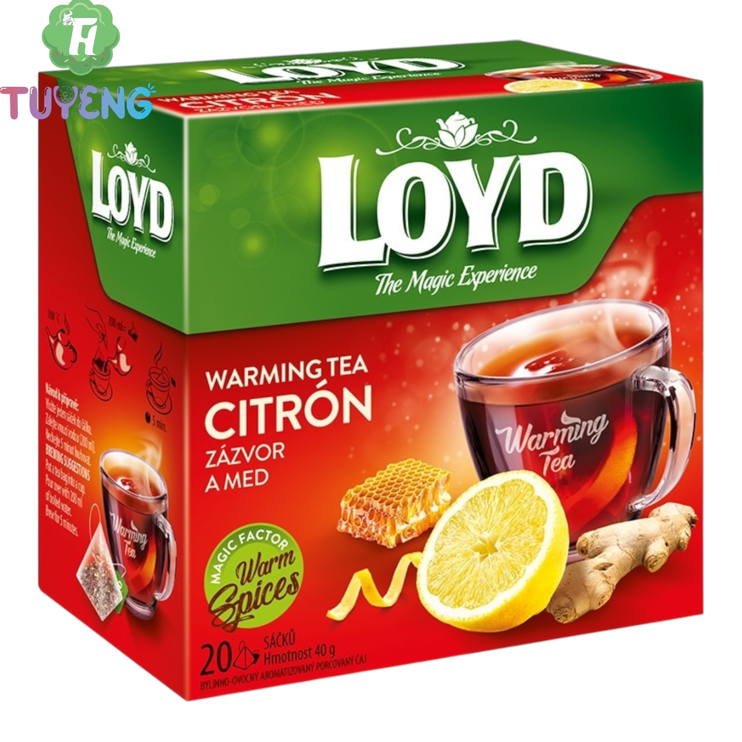 LOYD Warming Tea Citrón 2 g