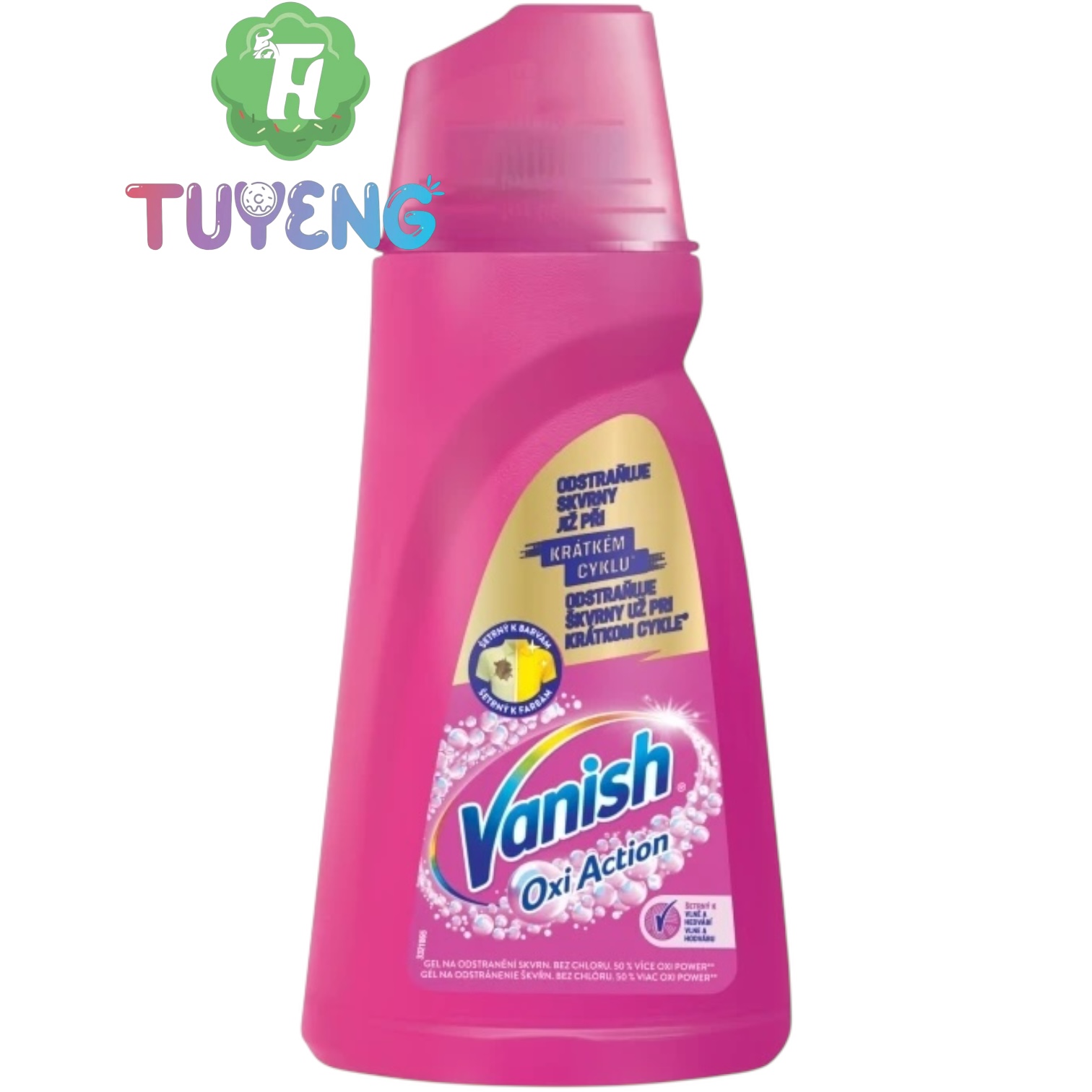 VANISH Oxi Action Pink Gel Na Odstranění Skvrn 1 l
