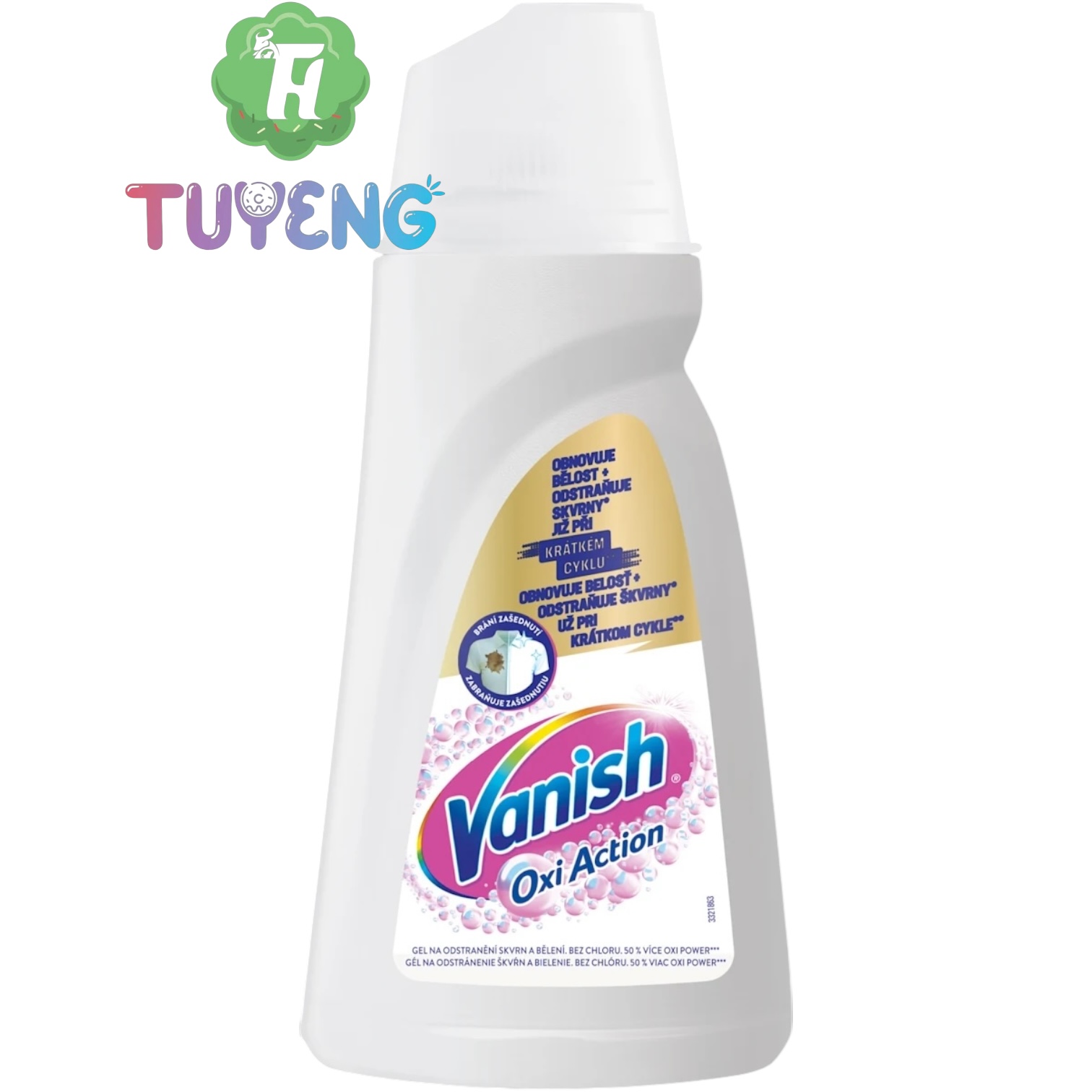 Vanish Oxi Action tekutý pro bělení a odstranění skvrn 1 l
