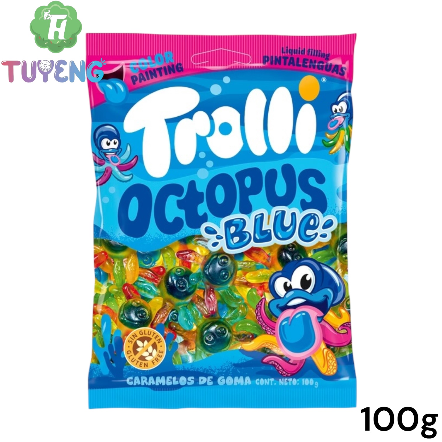 TROLLI Octopus Blue 100 g