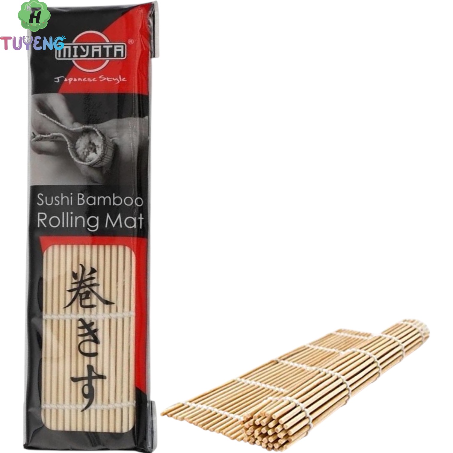 MIYATA Sushi Bamboo Rolling Mat 24cm