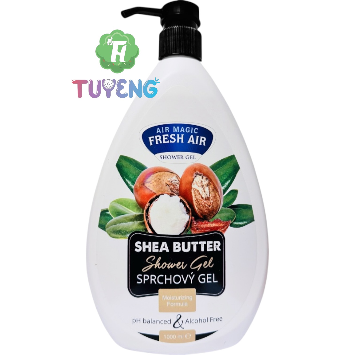 FRESH AIR Sprchový Gel Shea Butter 1000 ml