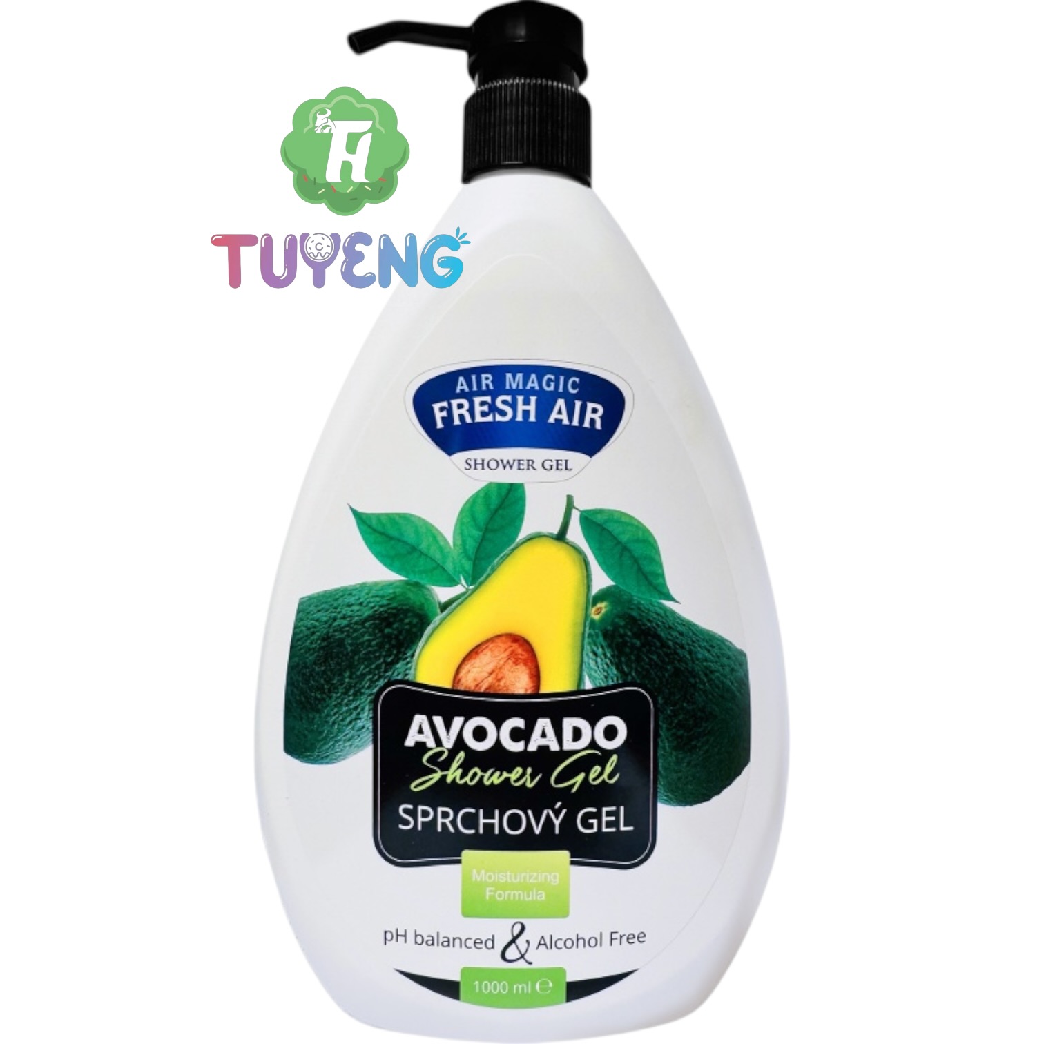 FRESH AIR Sprchový Gel Avocado 1000 ml