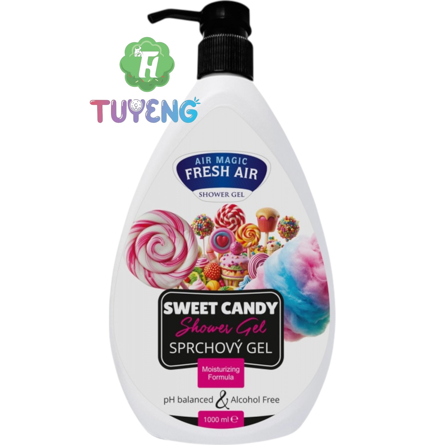 FRESH AIR Sprchový Gel Sweet Candy 1000 ml