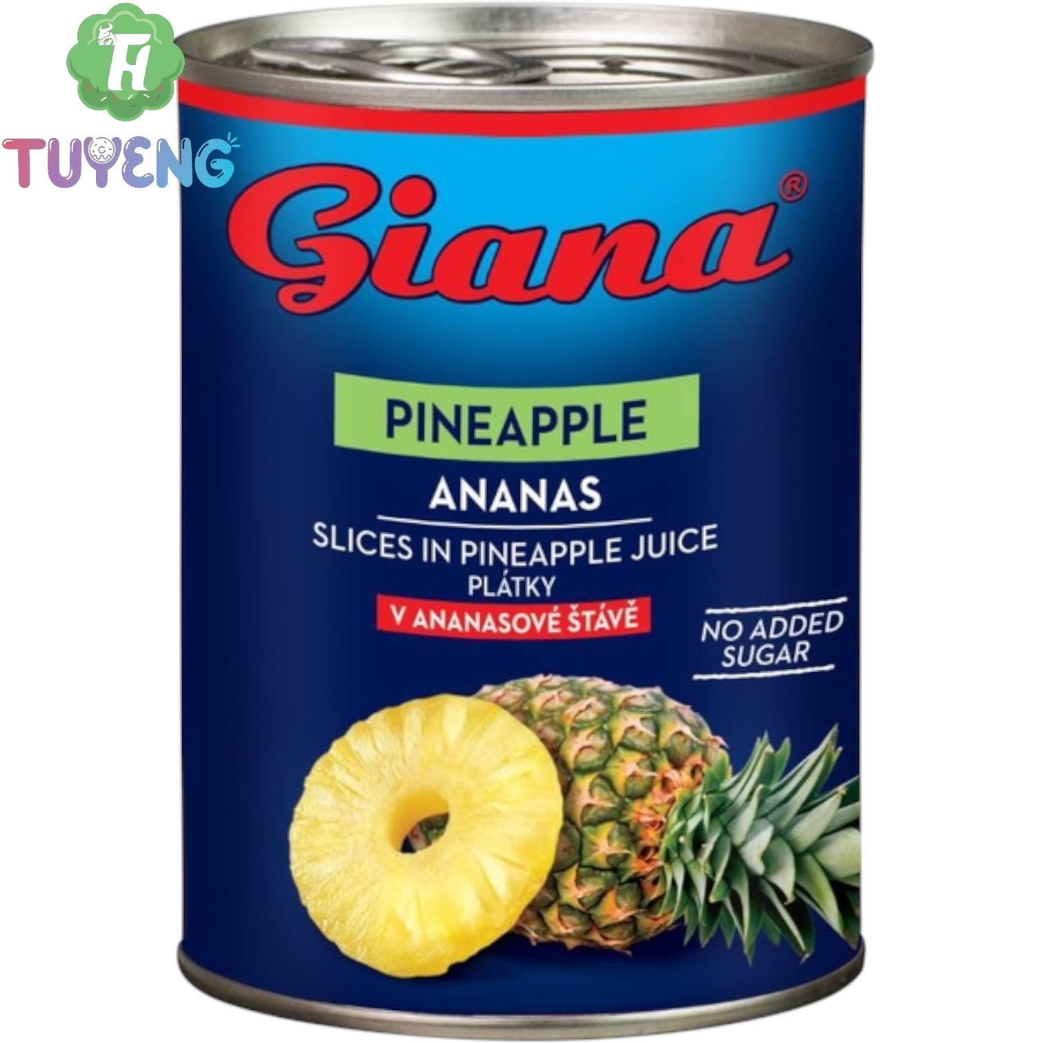 GIANA Ananas V Ananasové Štávě 580 ml