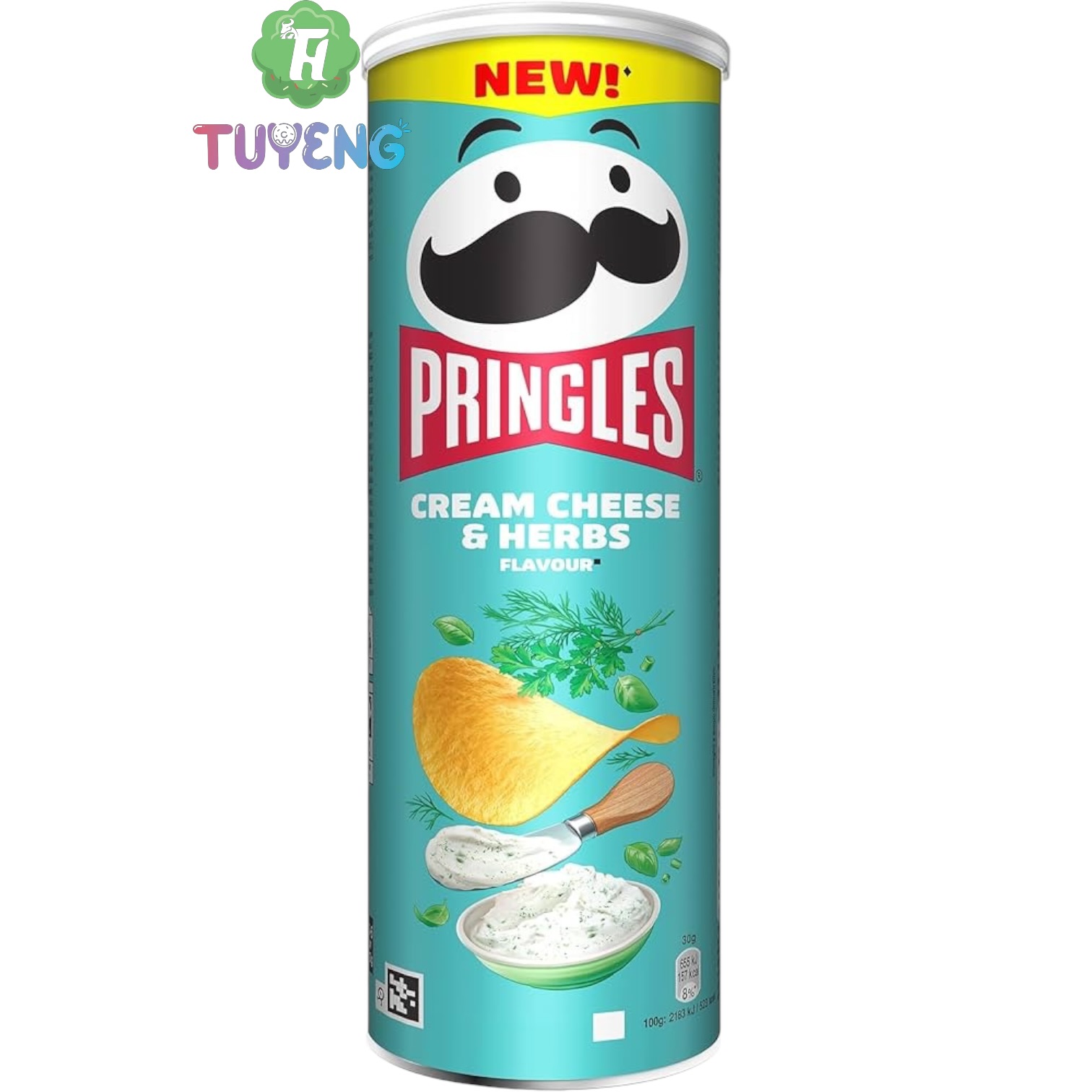 PRINGLES Cream Cheese&Herbs 165 g