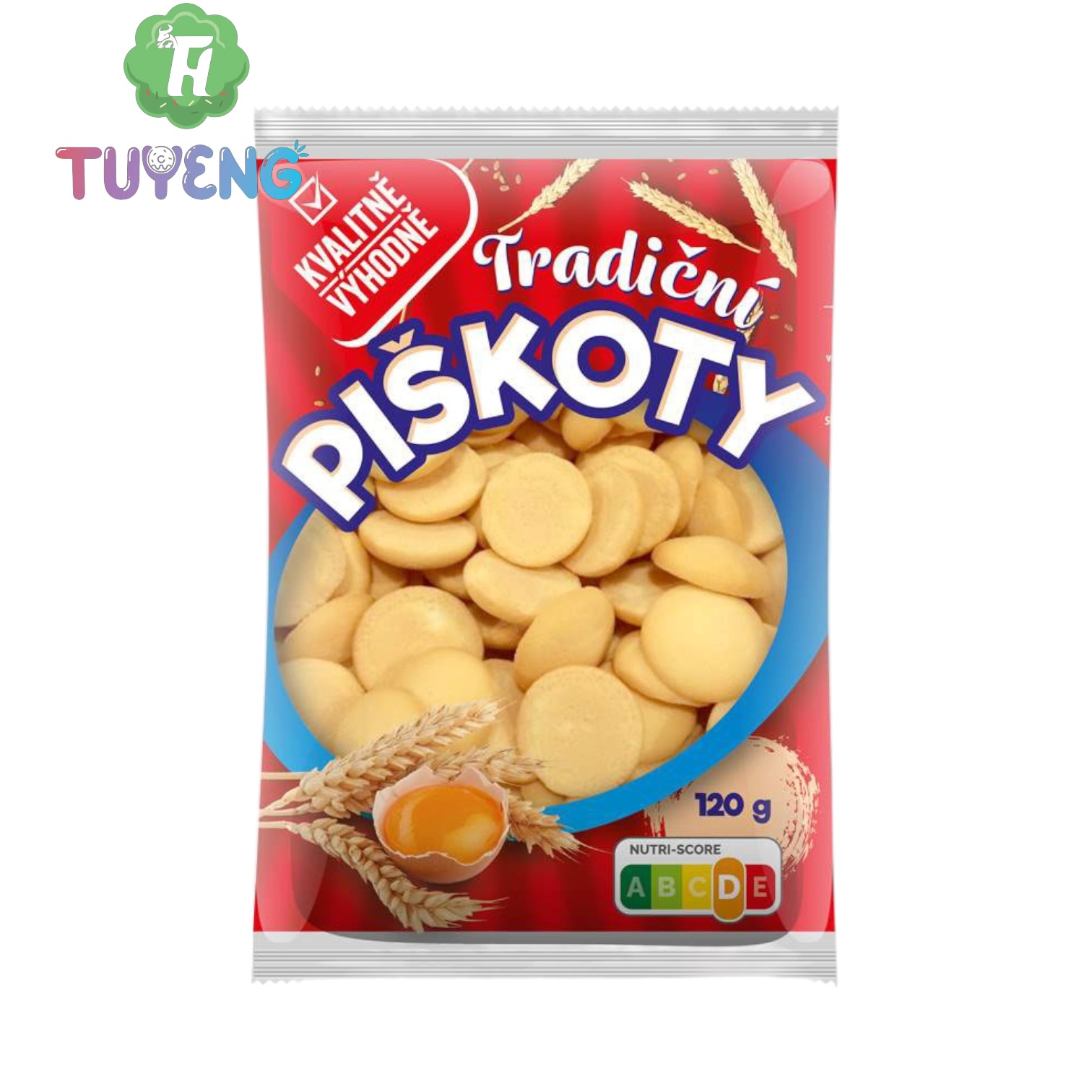 Kvalitně Výhodně Tradiční Piškoty 120 g