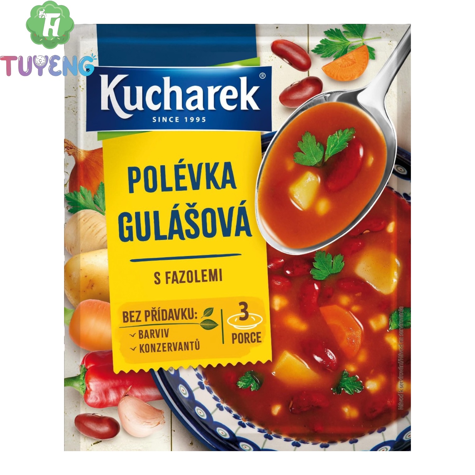 KUCHAREK Polévka Gulášová S Fazolemi 54 g