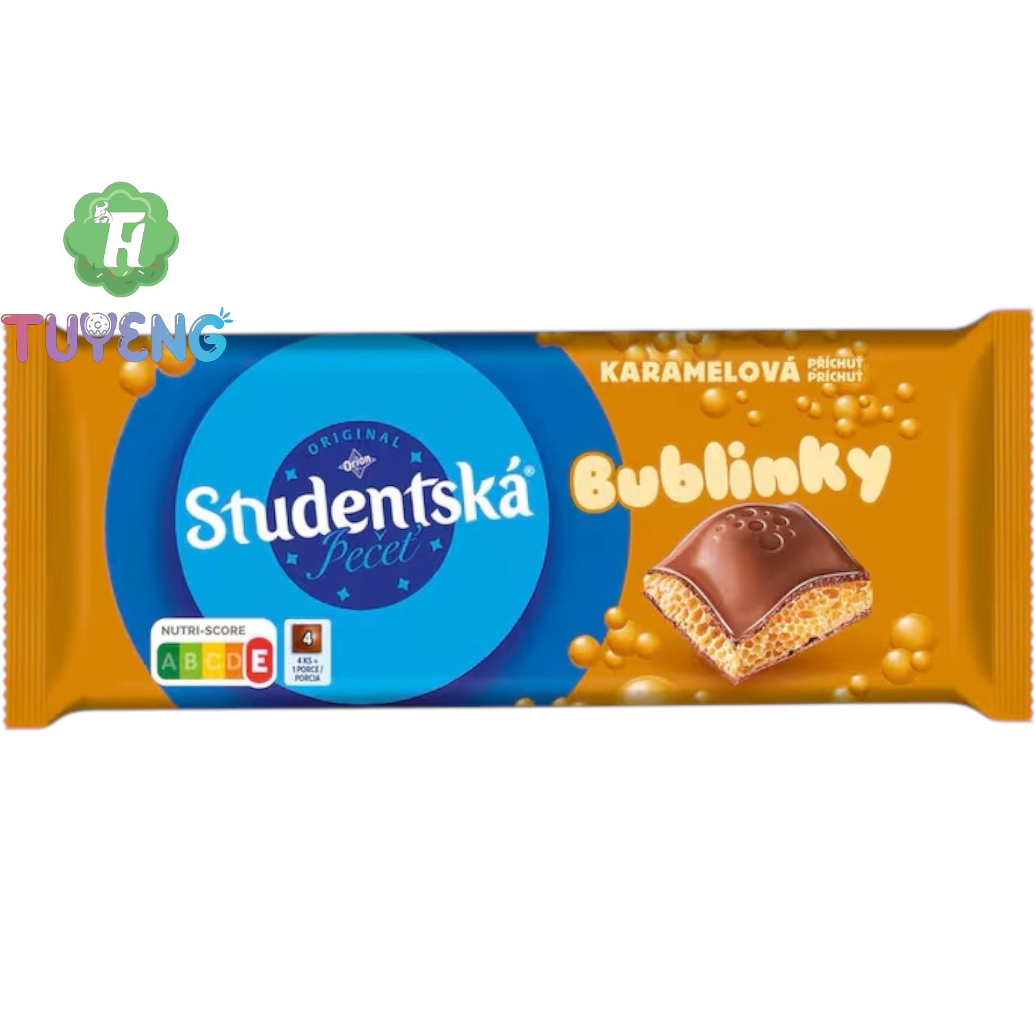 Orion Studentská pečeť Bublinky Karamelové 90 g