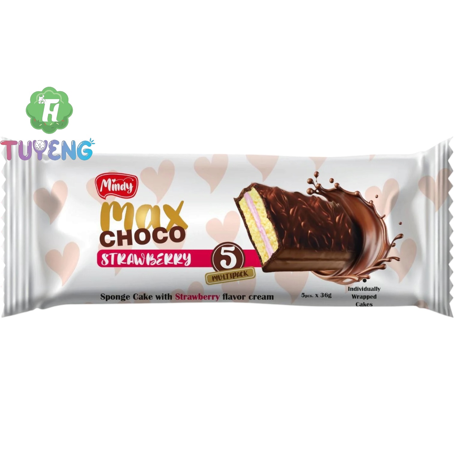MINDY Max Choco Sponge Cake With Strawberry 180 g