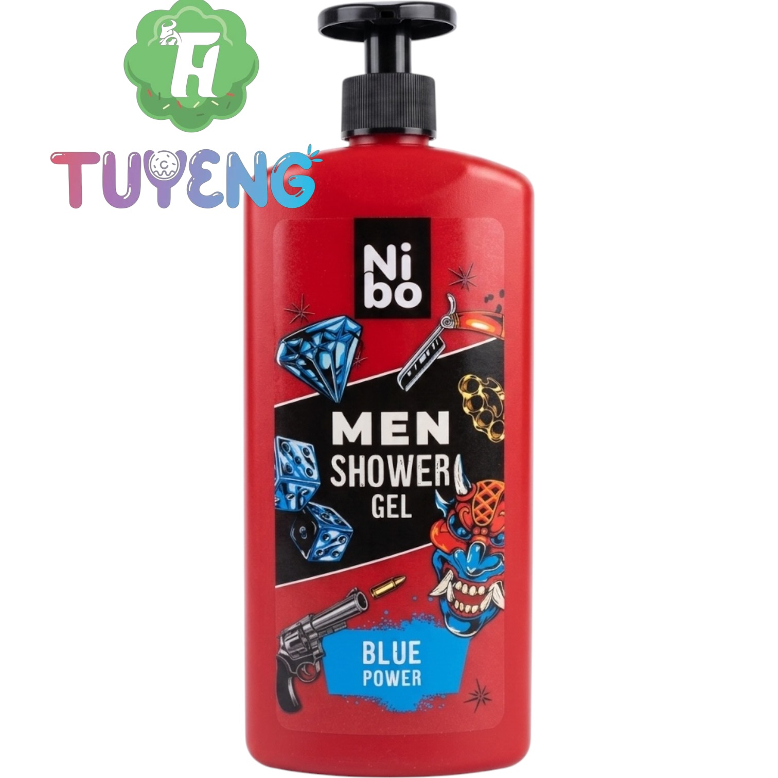 NIBO Men Shower Gel Blue Power 1 l