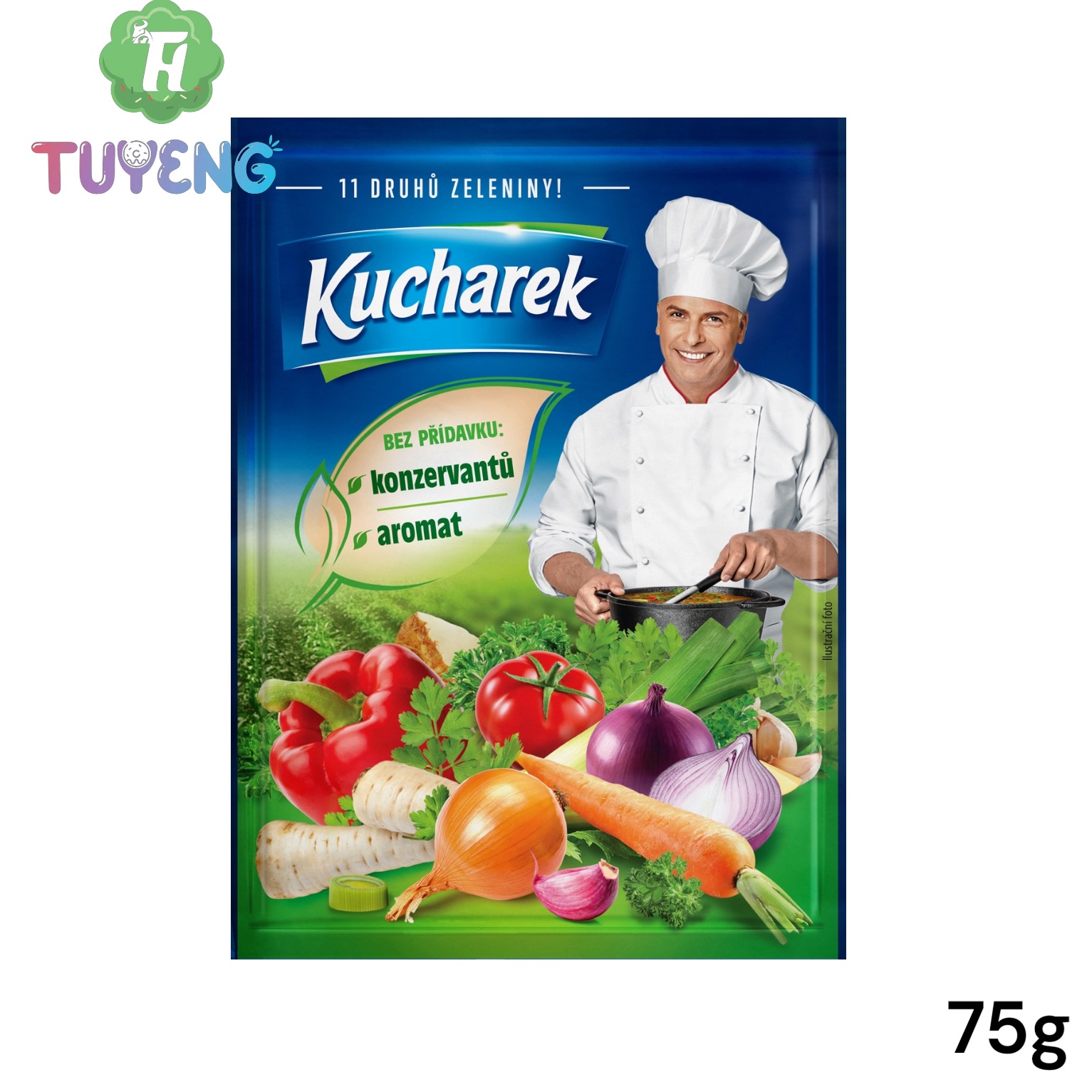 KUCHAREK Ochucovadlo Sypké 75 g