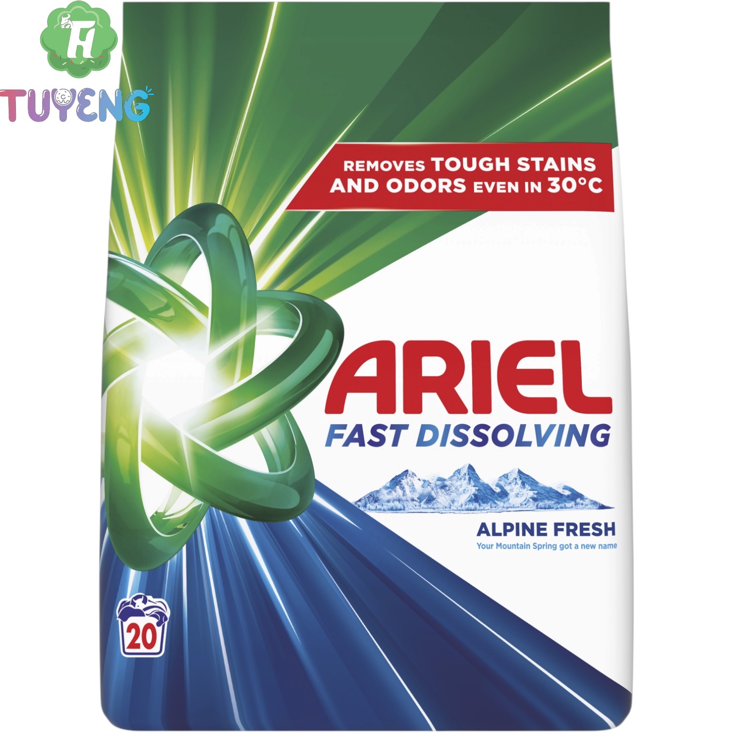 ARIEL Prášek 20PD Alpine Fresh 12pcs
