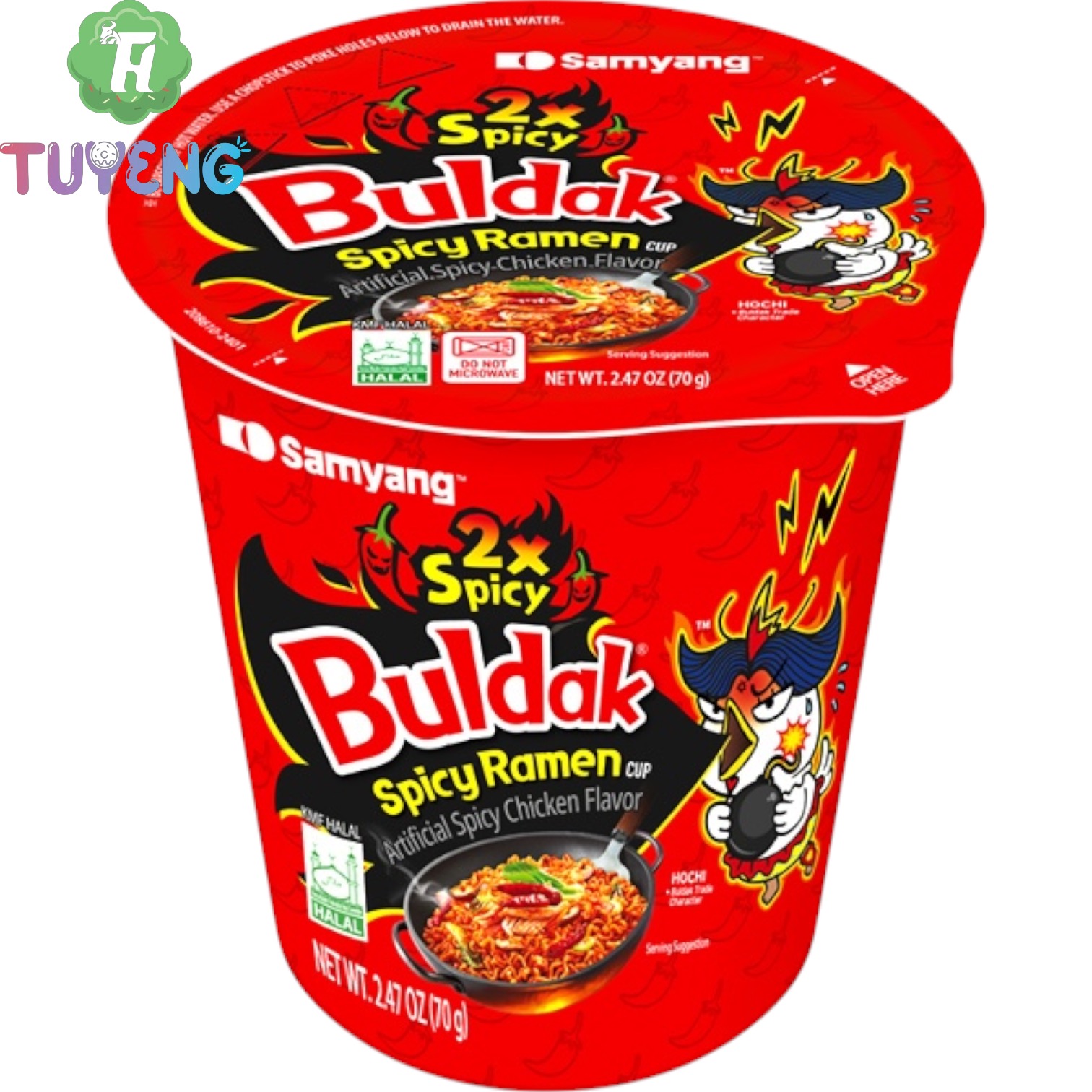 SAMYANG Cup Buldak Hot Chicken 2x Spicy 70 g