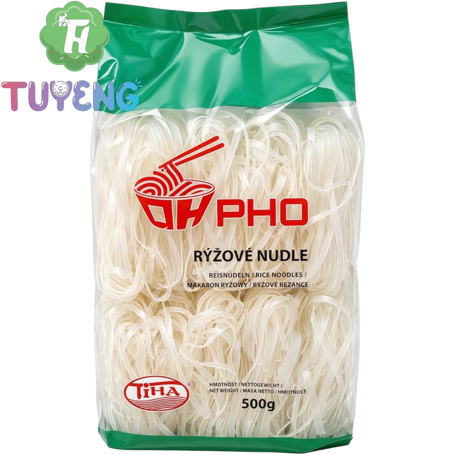 TIHA Oh Pho Rýžové Nudle 500 g