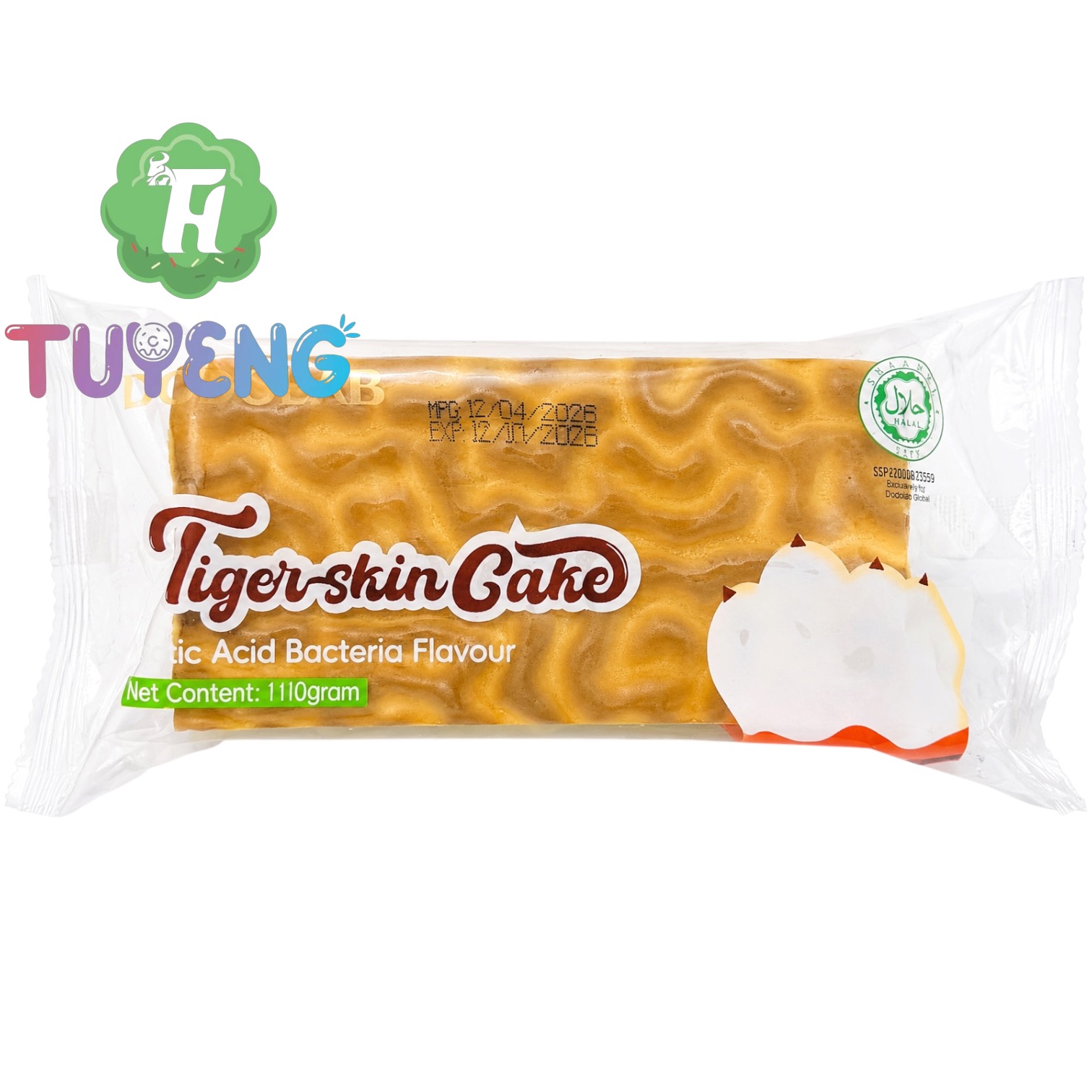 DODOLAB Tiger-skin cake 110 g (banh bong lan da ho)