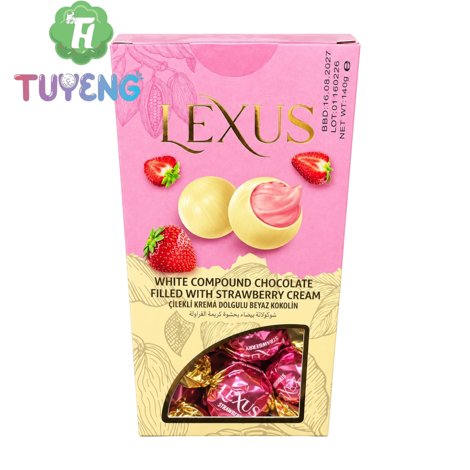 LEXUS 140 g With Strawberry Cream