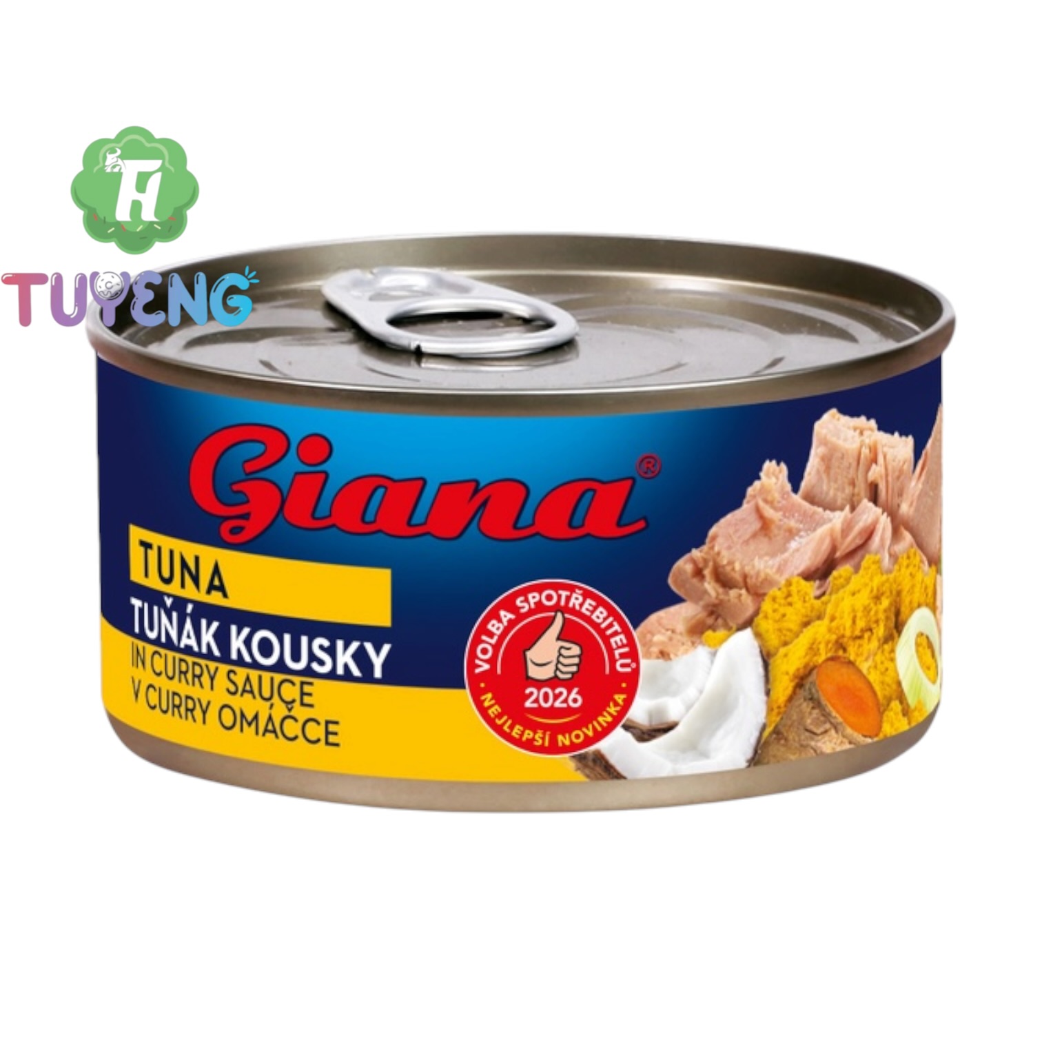 GIANA tuňák kousky v curry omáčce 170 g