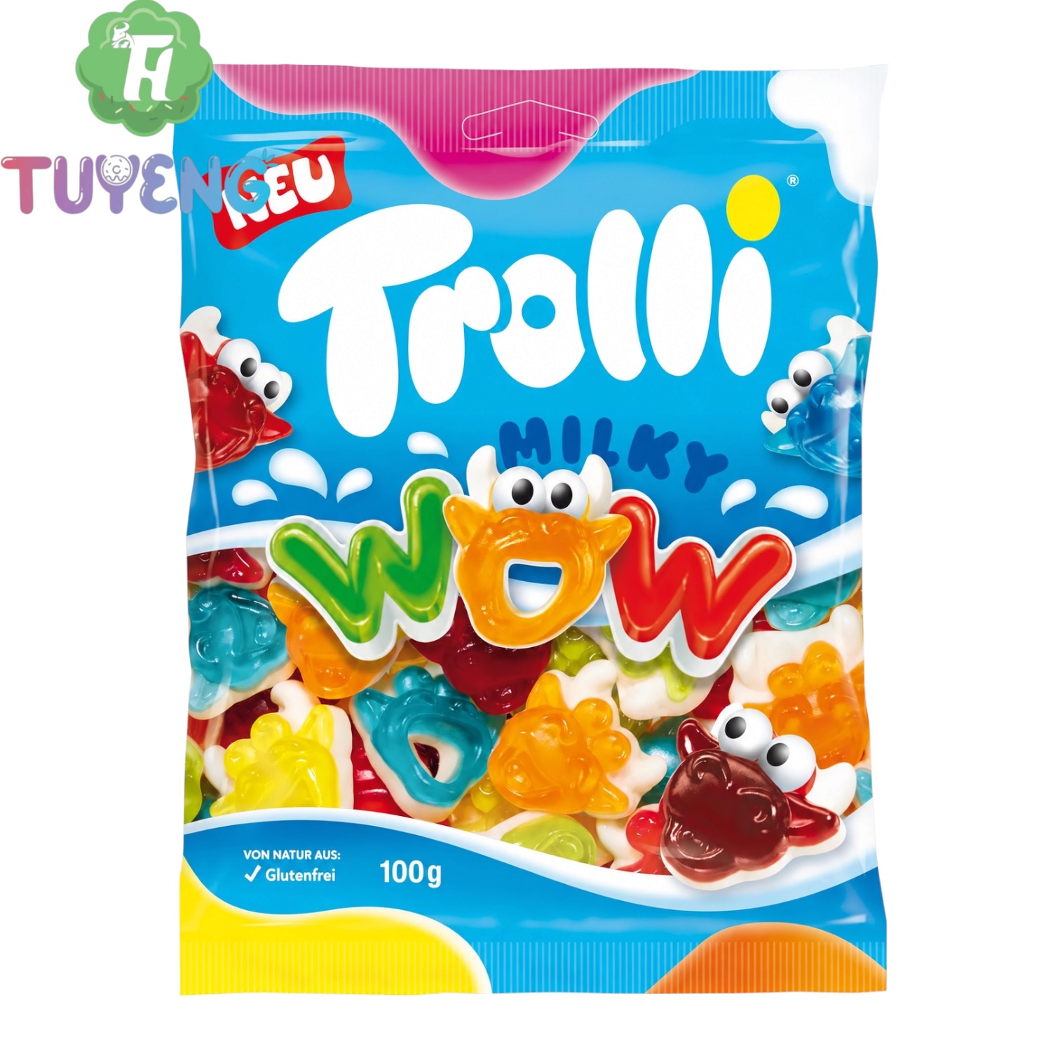 TROLLI 100 g milky wow