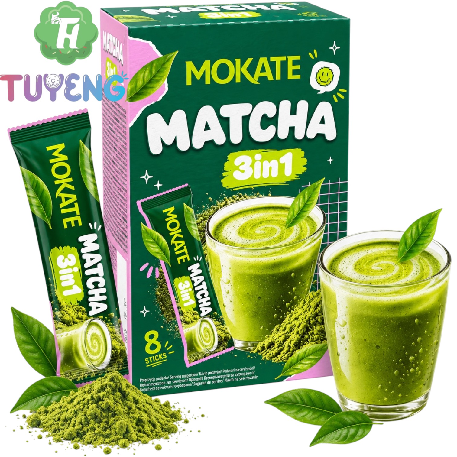 MOKATE matcha 3in1 17 g