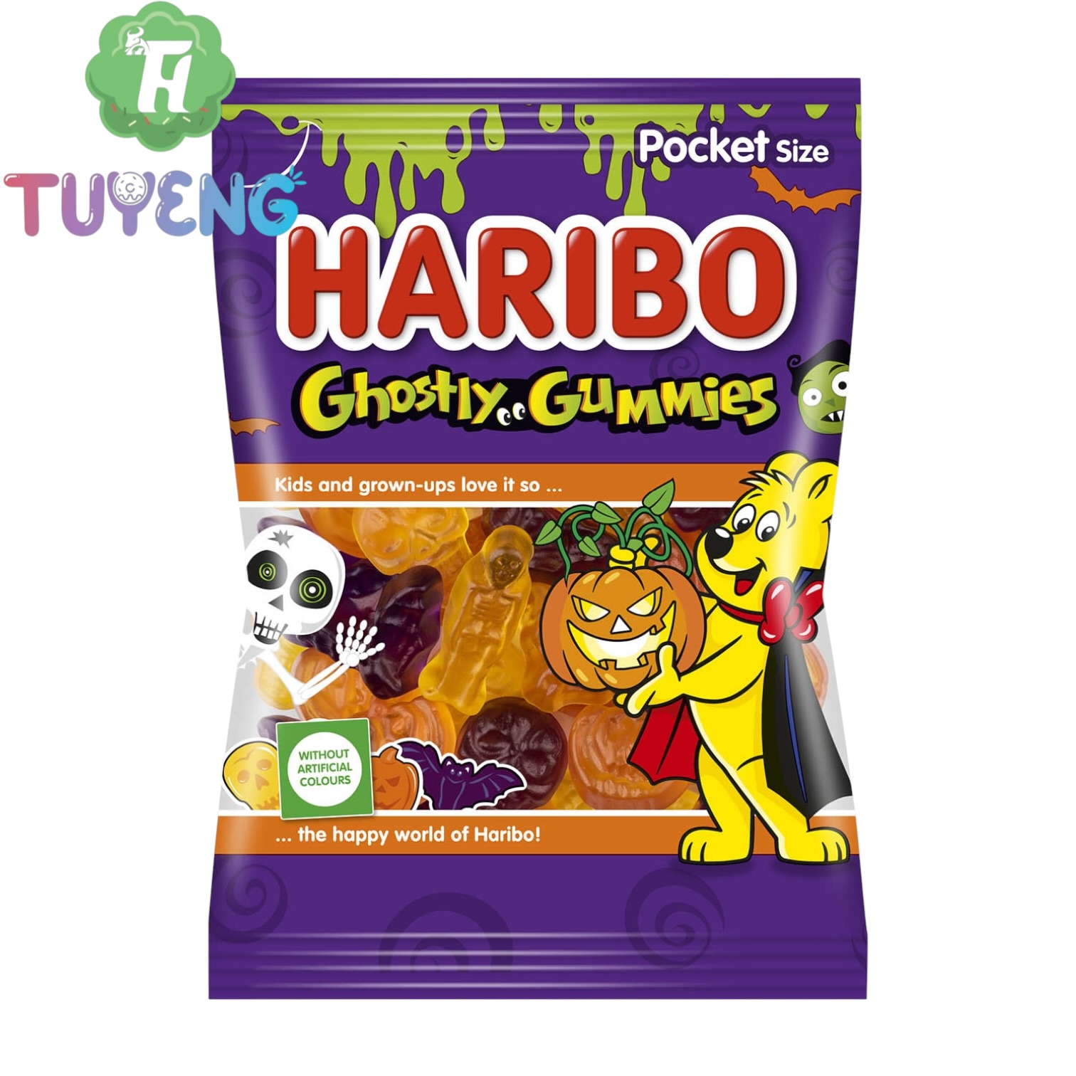 HARIBO ghostly gummies 80 g (halloween)